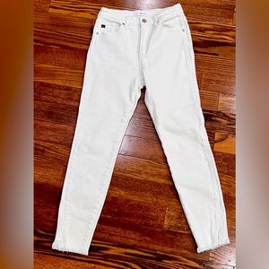 Kancan high rise white skinny jeans
